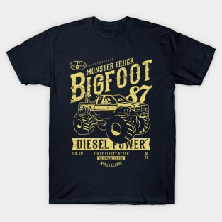 Monster Truck Big Foot Diesel Power 1987 T-Shirt